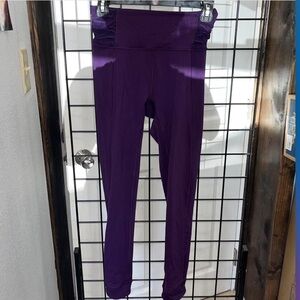 Purple High-Waisted Leggings